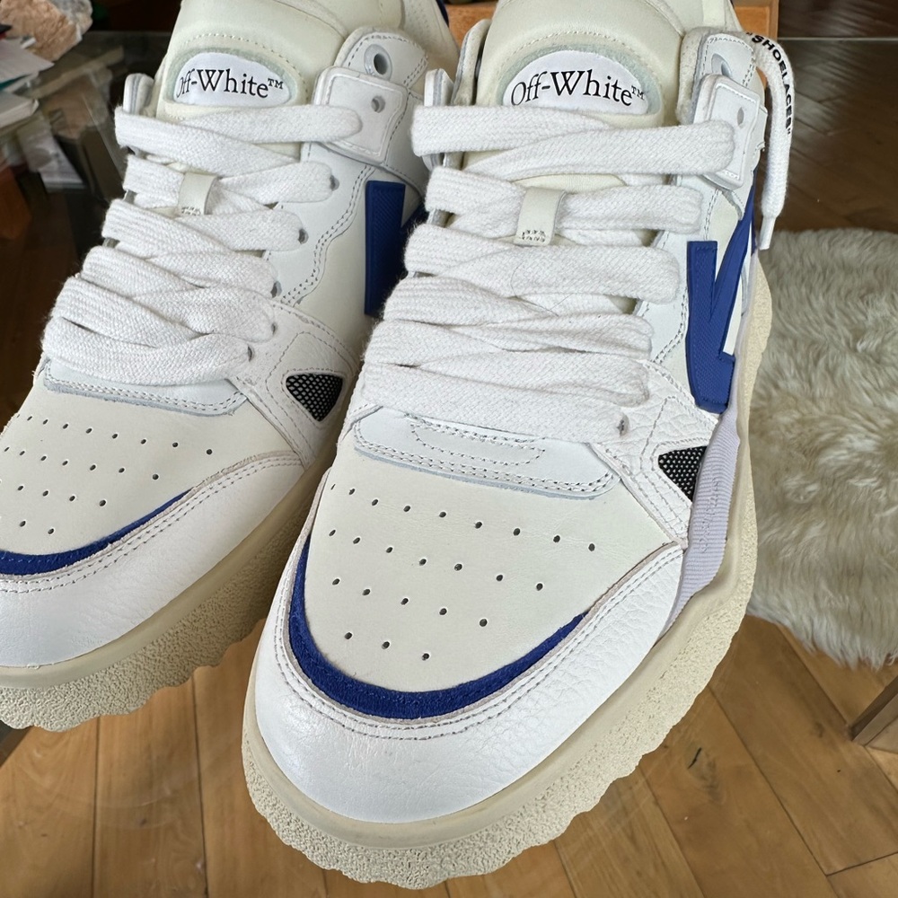 Off-White Midtop Sponge Blue Arrow size 44. 2023 - Picture 3 of 11